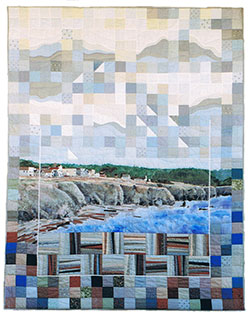 Bright Winter Day in Mendocino quilt